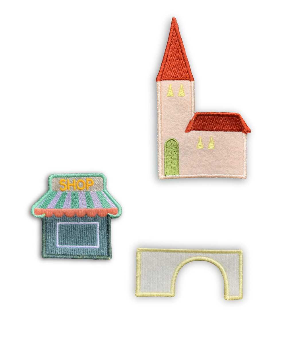 Set d'écussons - La ville