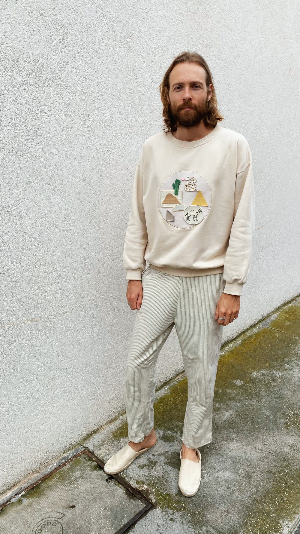 Sweat à scratcher - Beige Sablé