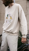 Sweat à scratcher - Beige Sablé