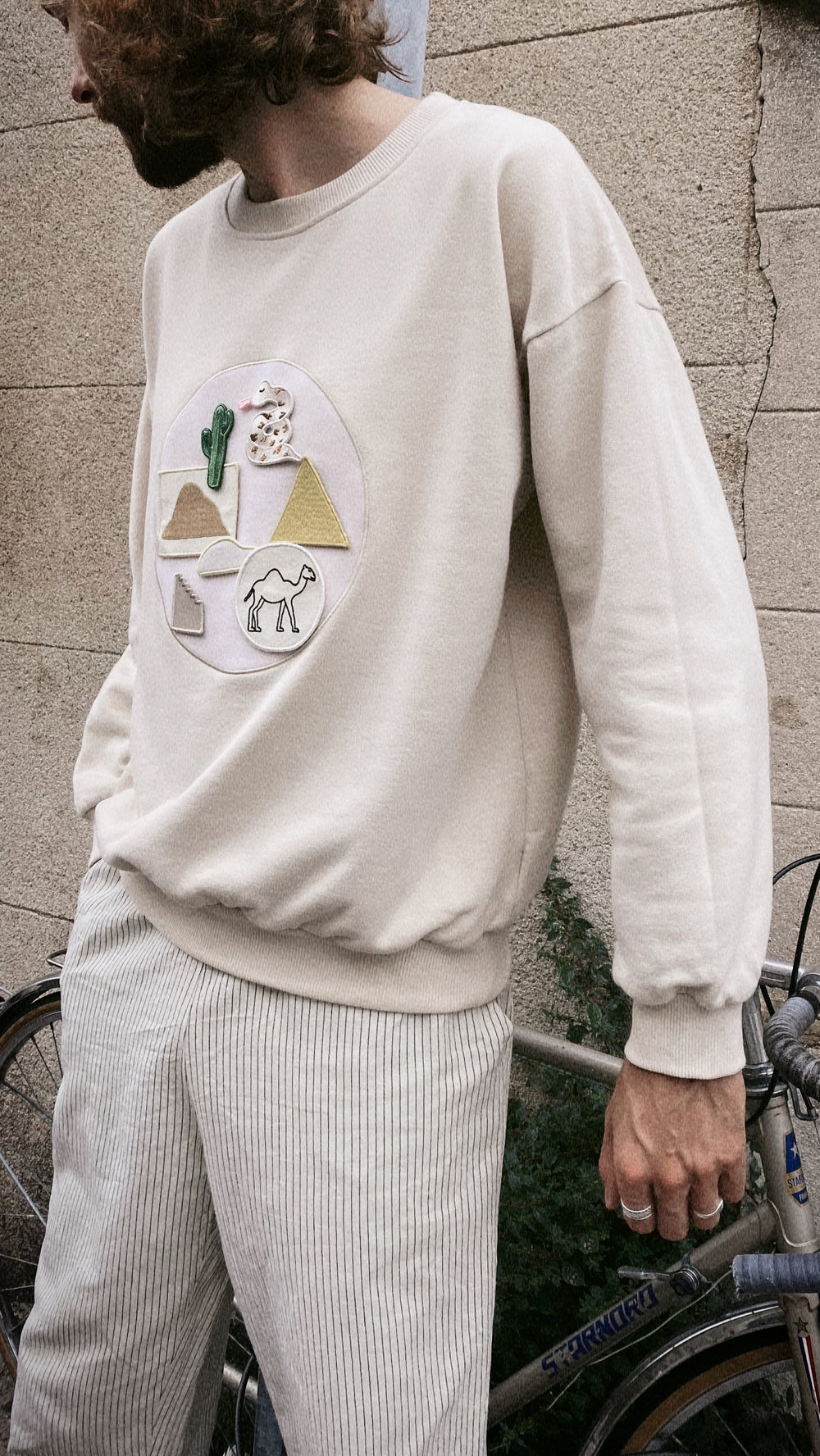 Sweat à scratcher - Beige Sablé