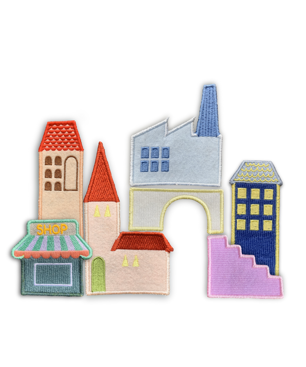 Set d'écussons - La ville