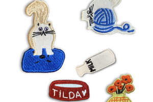 Mini set d'écussons - Le chat Tilda